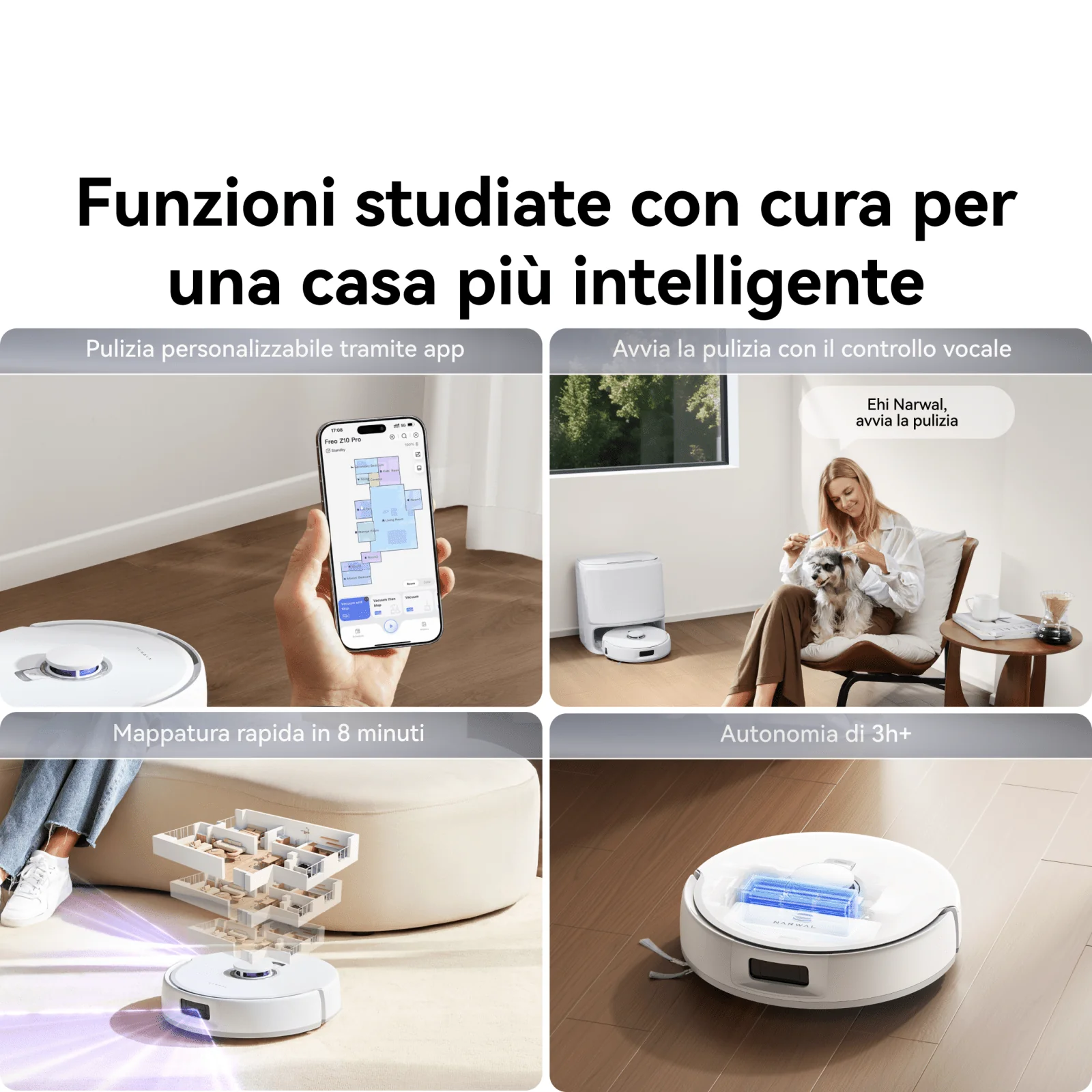 NARWAL Freo Z10 Pro Robot Aspirapolvere e Lavapavimenti - Image 9
